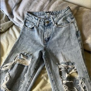 Fashion Nova Ripped Jeans